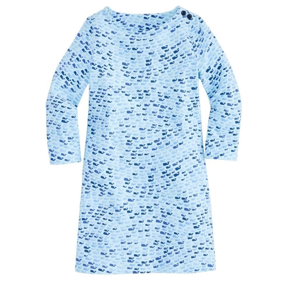 Vineyard Vines Girls Knit School of Whales Tisbury dress